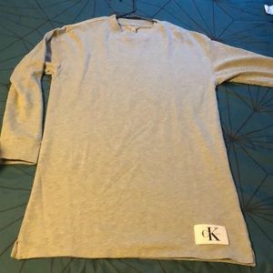 Calvin Klein Light Grey Heather Sweater Dress